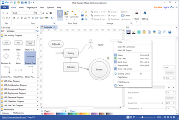 EDraw UML Diagram Maker screenshot
