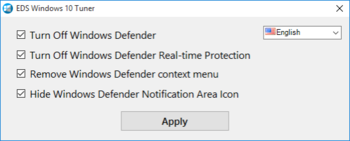 EDS Windows10 Tuner screenshot
