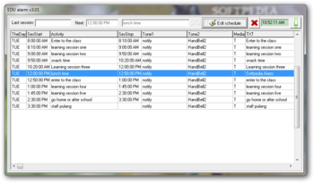 Edu Alarm (formerly School Alarm) screenshot