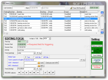 Edu Alarm (formerly School Alarm) screenshot 2
