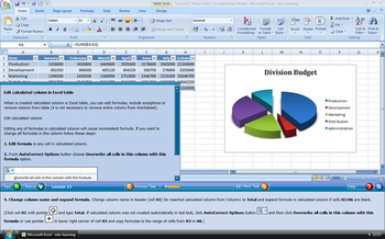 Edu-learning for Word, Excel and PowerPoint 2007 screenshot 2