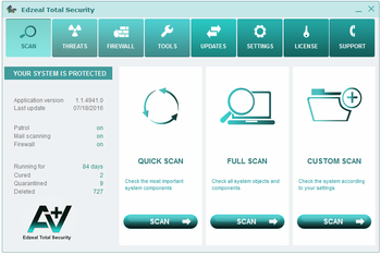 Edzeal Total Security screenshot