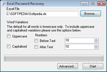 Eeasy Excel Password Recovery screenshot