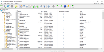 EF CheckSum Manager screenshot
