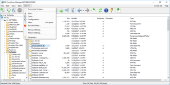 EF CheckSum Manager screenshot 7