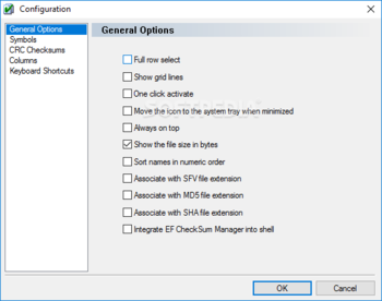 EF CheckSum Manager screenshot 8