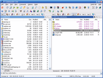 EF Commander Lite screenshot 2