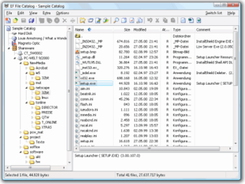 EF File Catalog screenshot 2