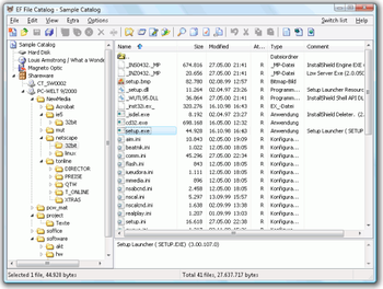 EF File Catalog Portable  screenshot