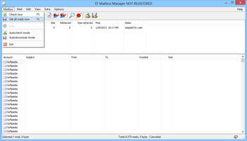 EF Mailbox Manager screenshot 3