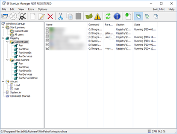 EF StartUp Manager screenshot 2
