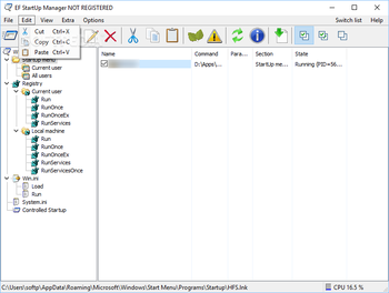 EF StartUp Manager screenshot 5