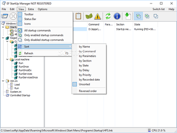EF StartUp Manager screenshot 6