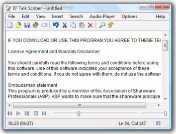 EF Talk Scriber screenshot 3