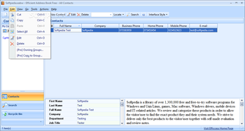 Efficient Address Book Free screenshot 4