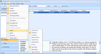 Efficient Address Book Free screenshot 5