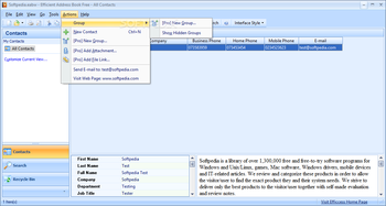 Efficient Address Book Free screenshot 8