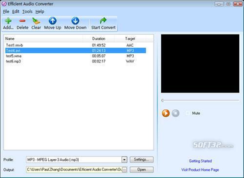 Efficient Audio Converter screenshot 2