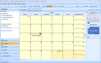 Efficient Calendar Network screenshot