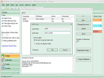 Efficient Calendar Network screenshot 3
