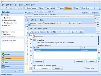 Efficient Calendar Portable screenshot