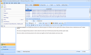 Efficient Diary Network screenshot 4