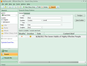 Efficient Diary Pro Portable screenshot 4
