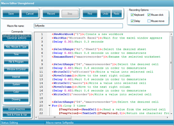 Efficient Macro Recorder Excel screenshot 2