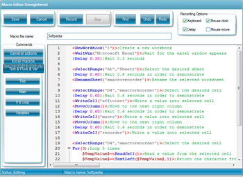 Efficient Macro Recorder Excel screenshot 4