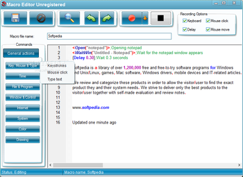 Efficient Macro Recorder Standard screenshot 3