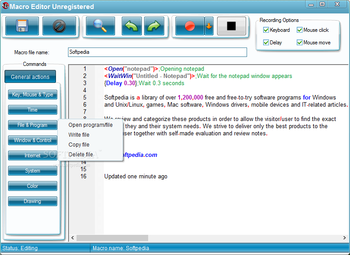Efficient Macro Recorder Standard screenshot 5