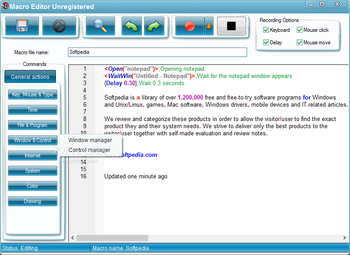 Efficient Macro Recorder Standard screenshot 6