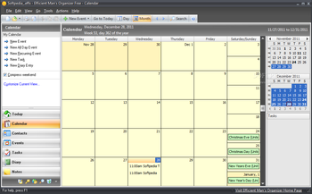 Efficient Man's Organizer Free screenshot 2