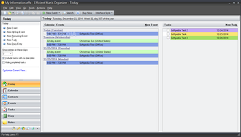 Efficient Man's Organizer Network screenshot