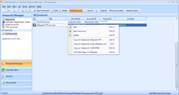 Efficient Password Manager screenshot 2