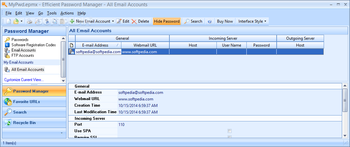 Efficient Password Manager Network Edition screenshot 2