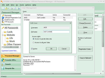 Efficient Password Manager Network screenshot 3