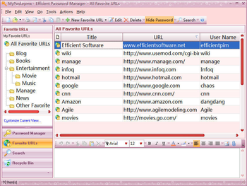 Efficient Password Manager Portable screenshot