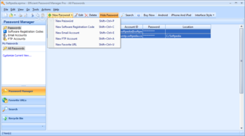 Efficient Password Manager Pro screenshot 2