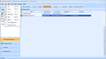 Efficient Password Manager Pro screenshot 7