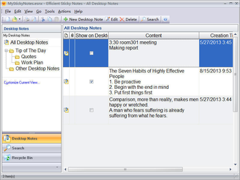 Efficient Sticky Notes screenshot 3