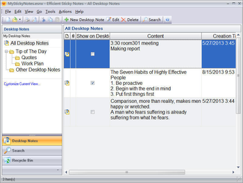 Efficient Sticky Notes Pro Portable screenshot 3
