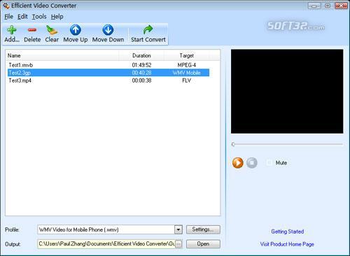 Efficient Video Converter screenshot 2
