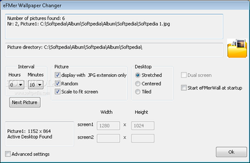 eFMer Wallpaper Changer screenshot