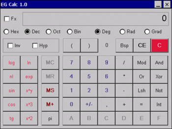 EG Calc screenshot 3