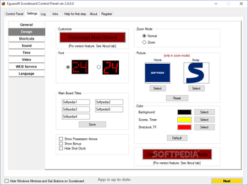 Eguasoft Basketball Scoreboard screenshot 3