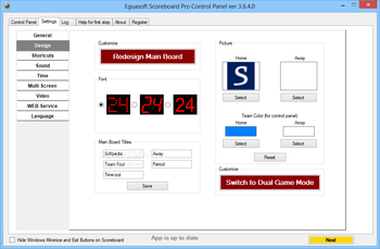 Eguasoft Basketball Scoreboard Pro screenshot 3