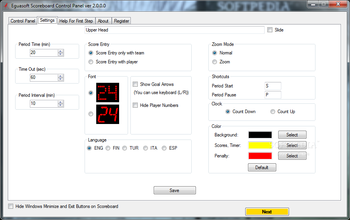Eguasoft Hockey Scoreboard screenshot 2