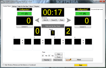 Eguasoft Volleyball Scoreboard screenshot