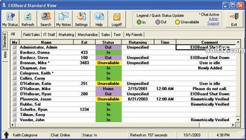 EIOBoard In Out Board screenshot 2